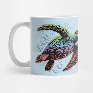 Colorful Sea Turtle Mug